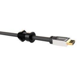 Vivolink Pasacables para Escritorio Negro Grande hasta 55 mm, Solución de Paso de Cables HDMI, DisplayPort, USB-C o RJ45