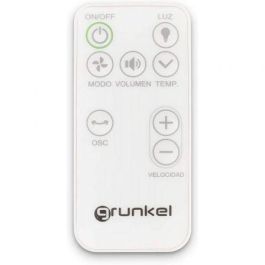 Grunkel Ventilador de Pie 45cm 2-28W Regulable Ultrasilencioso 12 Velocidades 3 Modos Blanco
