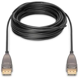 Digitus Cable DisplayPort Fibra Óptica AOC Híbrido 8K DP 1.4 20m Macho a Macho Negro