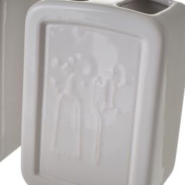 Set de Baño Blanco Cerámica 27,5 x 7 x 24 cm