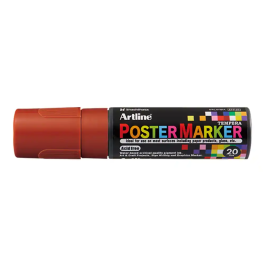 Artline Rotulador Poster Marker EPP-20 Punta Rectangular 20 mm Marrón para Cartelería
