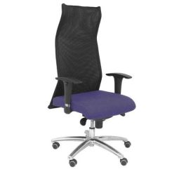 Sillon Piqueras Y Crespo Sahuco Direccion Uso Intensivo (8H) Brazos Regulables Mecanismo Sincro Respaldo Malla Transpirable Y Asiento Tapizado Bali Azul Claro Precio: 498.58999971. SKU: S5702554