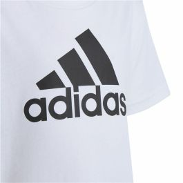 Camiseta de Manga Corta Unisex Adidas Lk Bl Co Blanco