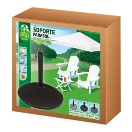 Base para Sombrilla Colorbaby 25 kg Negro Acero Cemento Base para Sombrilla Colorbaby 25 kg Negro Acero Cemento