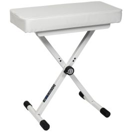 Quiklok Banqueta Piano X "Basic" Asiento Ajustable Blanco Imitación Cuero Plegable hasta 112 kg Precio: 37.50000056. SKU: B1GHSVVQE2