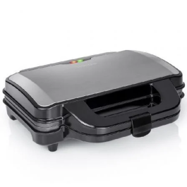 Tristar Sandwichera SA-3060 900W para 2 Sandwiches con Placas de Concha y Recubrimiento Antiadherente