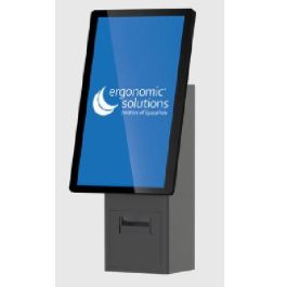 Ergonomic Solutions SpacePole Mini Kiosk Wall Mounted para Aplicaciones de Autoservicio