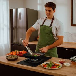 Placa de Gas Cecotec Bolero Squad G 1800S Eternal Nano Glass 5600 W 29 x 50 cm