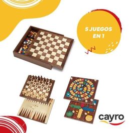 Juegos de madera plus en caja con accesorios set 5 juegos 29x29 cms. Juegos de madera plus en caja con accesorios set 5 juegos 29x29 cms.