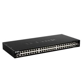 D-Link DGS-1520-52/E Switch gestionado L2+ con capacidades L3 estáticas, 48 puertos 10/100/1000BASE-T, 2x10GBASE-T, 2x10G SFP+