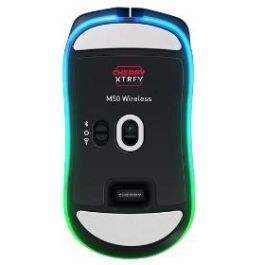 Cherry Xtrfy Ratón Gaming M50 Wireless RGB Óptico 12000 DPI Negro – Bluetooth, USB-C, RF Wireless para mano derecha