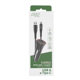 Cargador de Coche Myway 1,2 m Negro