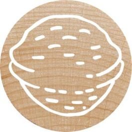 COLOP 165226. Sello de Madera Redondo de Caucho. Set 'Mix' de 12 Piezas, Diámetro 3 cm