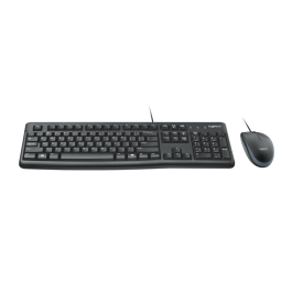 Logitech Combo Teclado Estándar + Ratón Desktop Mk120 Cable Usb Antisalpicaduras Qwerty Español Negro Precio: 21.49999995. SKU: B15654DHMW