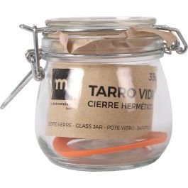La Mediterranea Tarro Hermético de Vidrio con Cierre Clip 350 ml (12 Unidades)