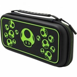 PDP Estuche de transporte PDP 1 UP Glow In The Dark para Nintendo Switch, color negro PDP0708056070076