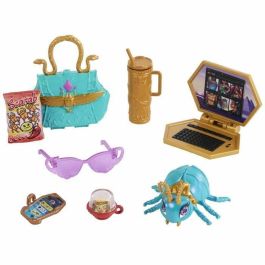 Monster High JDR48 - Muñeca Nefera de Nile - Con Lavish y 7 Accesorios de Moda para coleccionistas