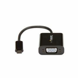 Adaptador USB C a VGA Startech CDP2VGA Negro Adaptador USB C a VGA Startech CDP2VGA Negro