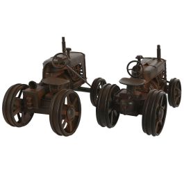 Vehiculo Decoracion Vintage DKD Home Decor Bronce 14 x 17.5 x 26 cm (2 Unidades)