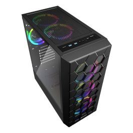 Sharkoon RGB HEX Caja de PC Gaming con Panel de Cristal Templado y RGB Direccionable en Negro