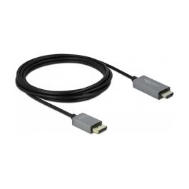 DeLOCK Cable Activo DisplayPort 1.4 a HDMI, 4K 60Hz HDR, 3m, Longitud 3 Metros, 18 Gbit/s, 3840x2160, Conectores DP y HDMI Macho, Negro/Gris Precio: 34.6423. SKU: B13LYSY9T5