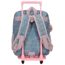 JOUMMA BAGS Trolley Disney Stitch 'You Are Magical' 33cm con 2 Bolsillos Laterales y Bolsillo para Botella