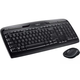 Logitech MK330 Combo Teclado y Ratón Inalámbricos con 11 Teclas Acceso Rápido, Teclas Silenciosas Perfil Bajo y Nano Receptor USB