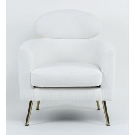 DKD Home Decor Butaca Scandi Blanco Plateado 75 x 95 x 71 cm Precio: 164.99000012. SKU: B19NR8TXAN