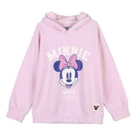 Cerdá Sudadera con Capucha Minnie Cotton Brushed Niña Talla 10 Años Rosa