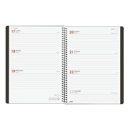 Agenda Finocam MY E10 Negro A5 15,5 x 21,2 cm 2025