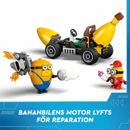 LEGO 75580 Minions Banana Car - Juguete de construcción con 136 piezas