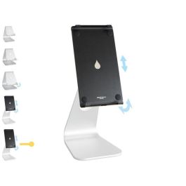 Rain Design mStand tablet pro para iPad - Soporte ajustable en ángulo y altura para tablet (Plata)