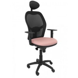 Silla Piqueras Y Crespo Jorquera Brazos Regulables Cabecero Fijo Mecanismo Sincro Con Regulador De Tension Respaldo De Malla Negra Y Asiento Tapizado Bali Rosa Palido Precio: 350.68999966. SKU: B1HP9K5MTQ