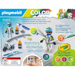 Playmobil Moto 71377 para Colorear y Personalizar con Rotuladores Incluidos +4 Años