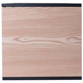 Home Deco Factory Juego de 3 Mesas Nido Cuadradas Metal y Madera Medidas 45x45x45cm 40x40x40cm 35x35x35cm