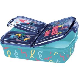 Stor Sandwichera Infantil Stitch Palms con múltiples compartimentos 19x14x7 cm para +3 años Stor Sandwichera Infantil Stitch Palms con múltiples compartimentos 19x14x7 cm para +3 años