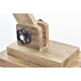 DKD Home Decor Lámpara Sobremesa 15 x 65 x 50 cm Marrón Negro Mango Metal