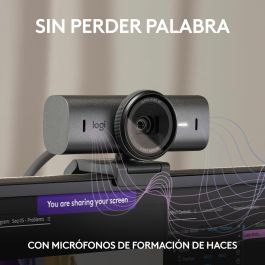 Logitech Brio 705 Cámara Web 4K Master Series Grafito, 3840 x 2160, 30 fps, Zoom 4x, Tapa de Privacidad, USB-C 960-001559