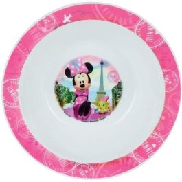 Fun House FUN3524550063775 Set de Vajilla Disney Minnie, Vidrio, Plato Hondo, Llano, Botella, Caja Merienda y Cubiertos Fun House FUN3524550063775 Set de Vajilla Disney Minnie, Vidrio, Plato Hondo, Llano, Botella, Caja Merienda y Cubiertos