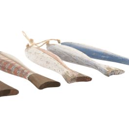 DKD Home Decor Decoracion Colgante Multicolor 2 x 39.5 x 10 cm (6 Unidades)