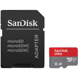 SanDisk Tarjeta de Memoria microSDXC Ultra 64GB con Adaptador SD