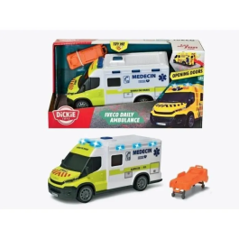 Dickie Toys IVECO Daily Ambulancia Samu Rueda libre Efectos de luz y sonido SMOB203713014002