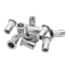 Tuercas de crimpado para tornillos Ø8mm - RAPID - M8 - Caja de 20 + broca Tuercas de crimpado para tornillos Ø8mm - RAPID - M8 - Caja de 20 + broca