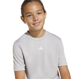 Camiseta de Manga Corta Infantil Adidas Tr-Essentials Gris claro