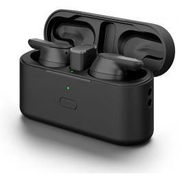 EPOS Adapt E1 Auriculares Bluetooth TWS con ANC Híbrido, Multi-Connect, IPX5, USB-C Dongle, Certificado para Microsoft Teams y iPhone