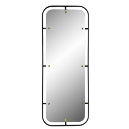 DKD Home Decor Espejo Moderno de Pared Vertical de Hierro y Cristal Negro Dorado 195x73 cm (Superficie Espejo 60x182 cm) Precio: 178.49999981. SKU: B1KM52VZQA