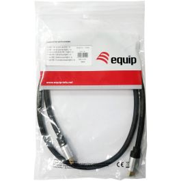 Equip Cable HDMI 8K Macho-Macho 5M EQ119383 Negro Plata Conectores HDMI Tipo A Chapado en Oro