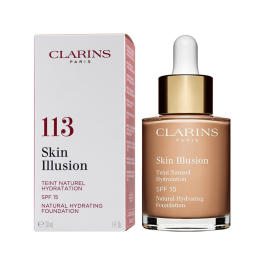 Clarins Skin Illusion Teint Naturel Hydratation Natural Hydrating Foundation 113 Chestnut SPF 15 30 mL Precio: 35.78999952. SKU: B19ZK646E7