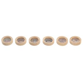 DKD Home Decor Juguete Infantil Madera Multicolor 2x6x6cm - Pack de 24 Unidades Surtidas Aleatoriamente