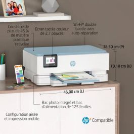 Impresora de inyección de tinta a color HP Envy Inspire 7221e All-in-One Color Copy Scan - 6 meses Tinta instantánea incluida con HP+